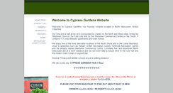 Desktop Screenshot of cypressgardens.ca